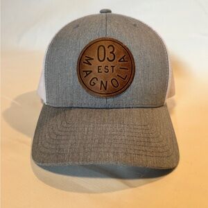 Magnolia Gray and White Trucker Hat
